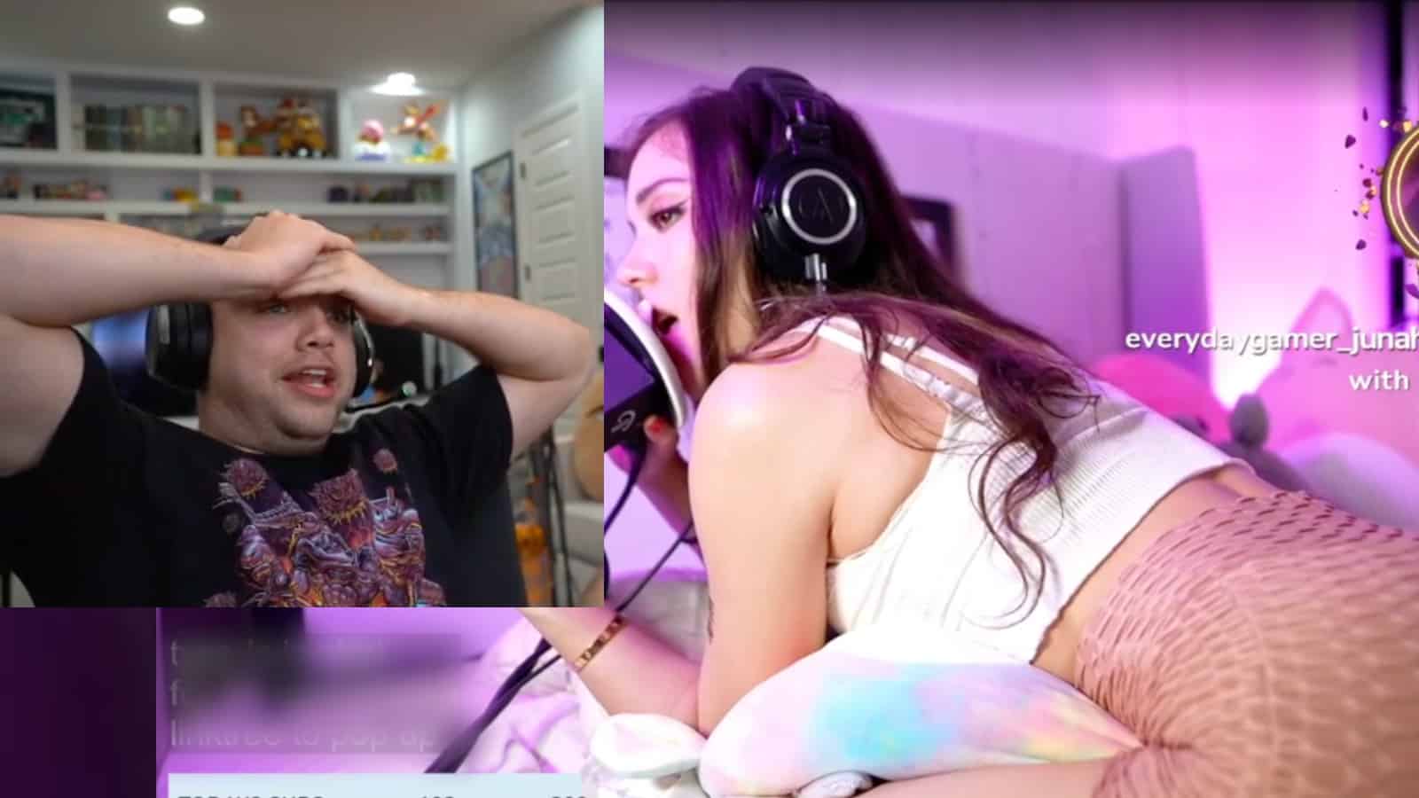 Twitch streamer has sex live